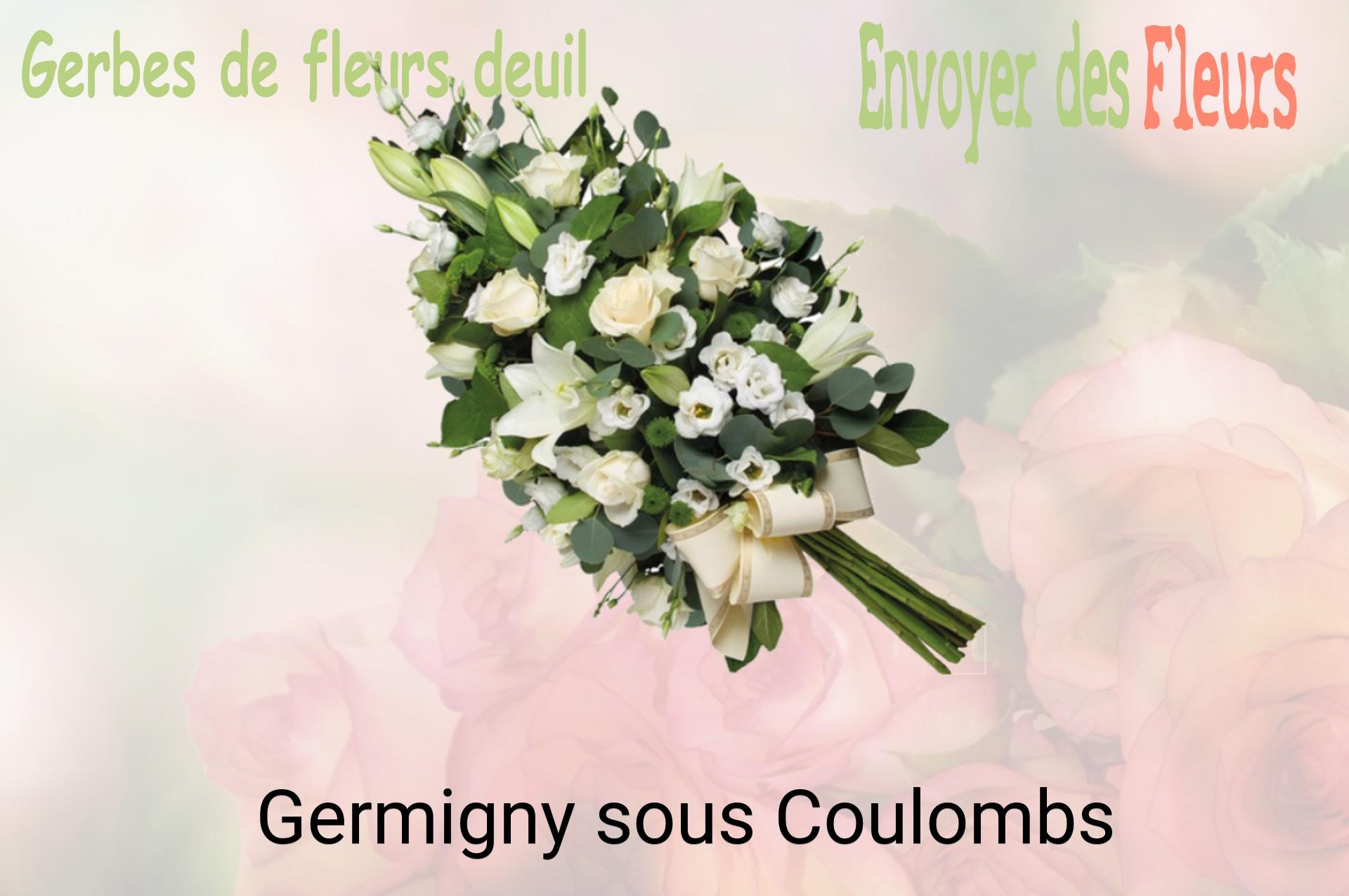 Gerbe de fleurs de deuil livrée à Germigny-sous-Coulombs